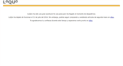 Desktop Screenshot of mantenimiento.loquo.com